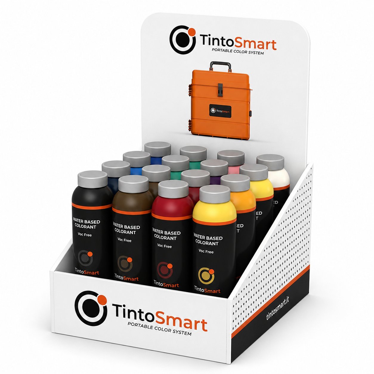 Expositor de colorantes