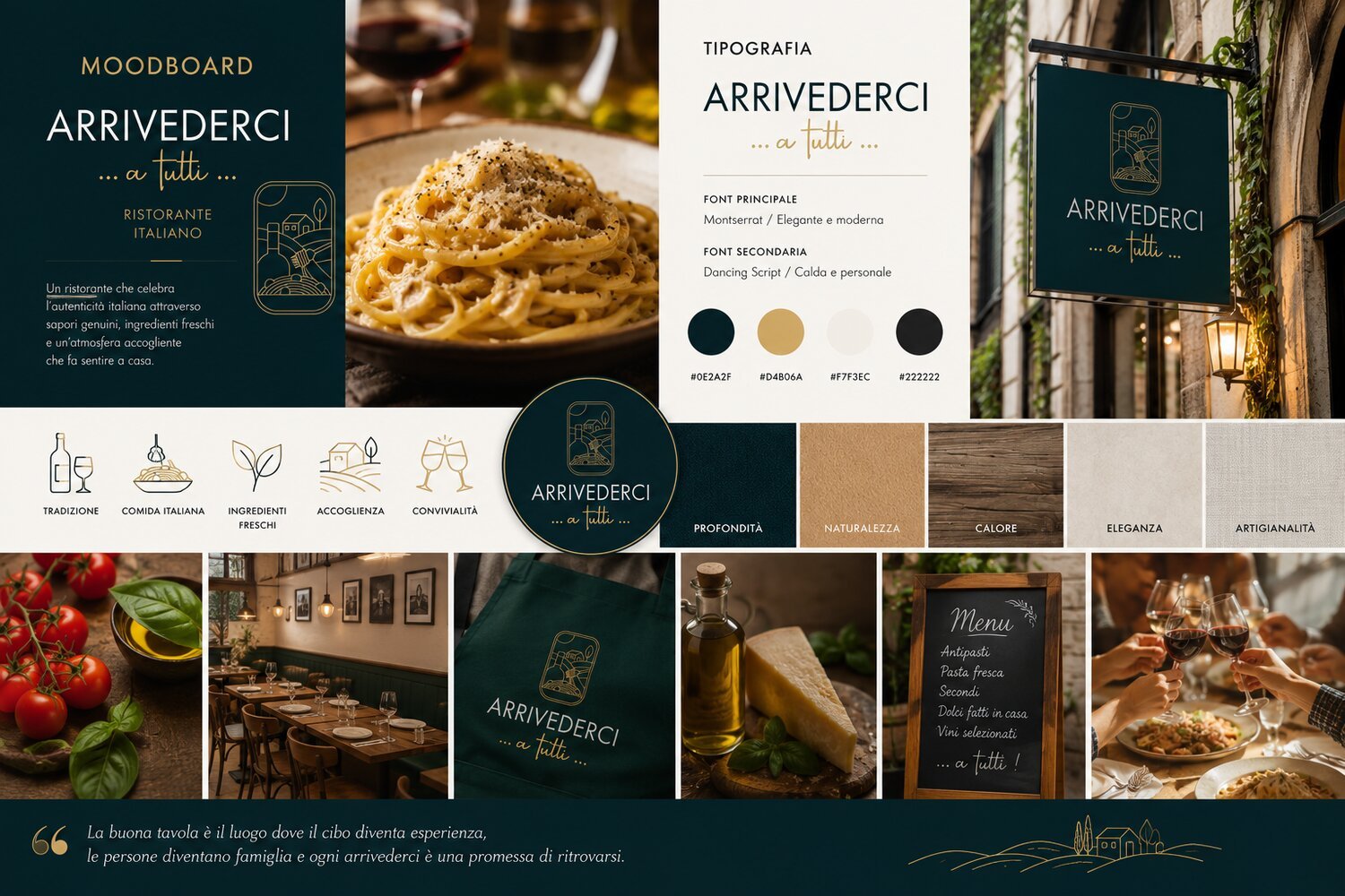 Moodboard Arrivederci