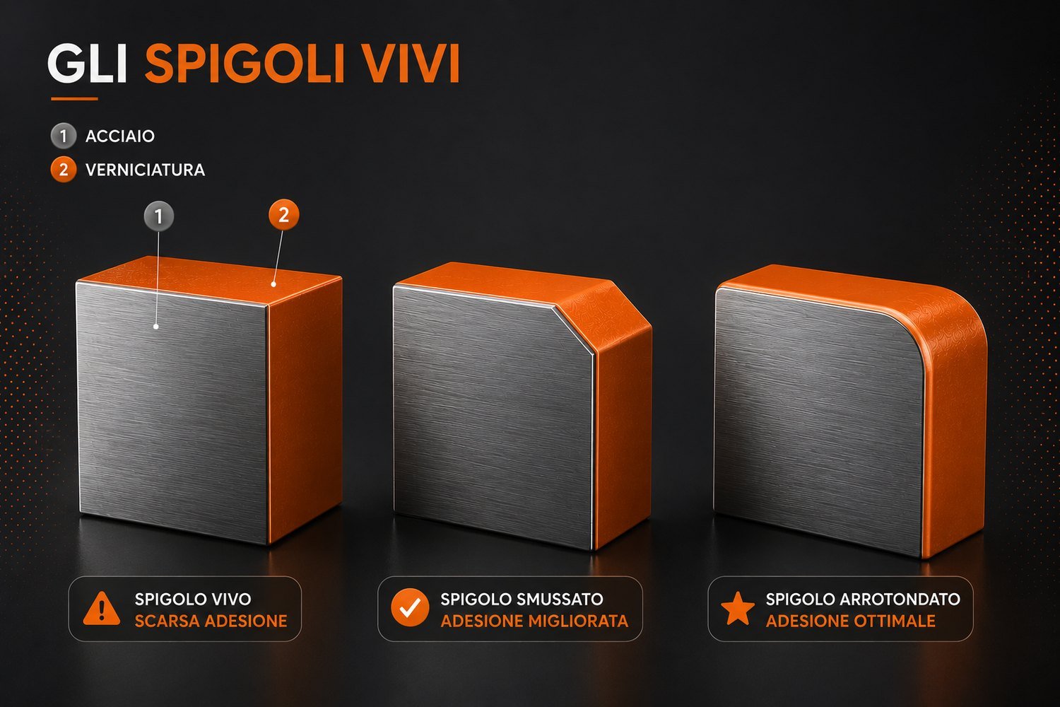 Damiani · sistema spigoli vivi (ficha técnica)