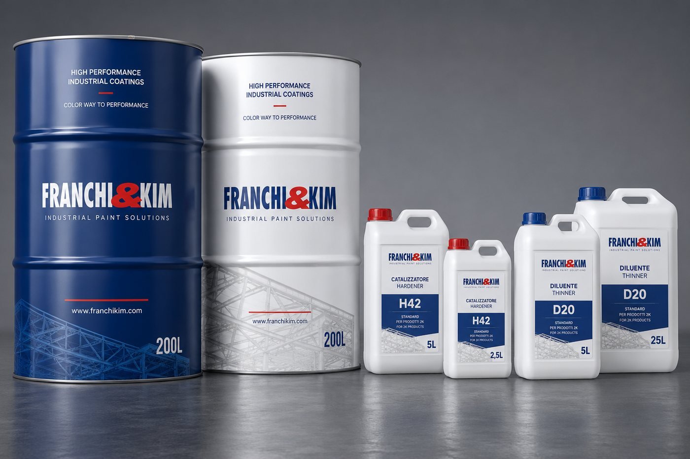 Franchi & Kim · gama de envases