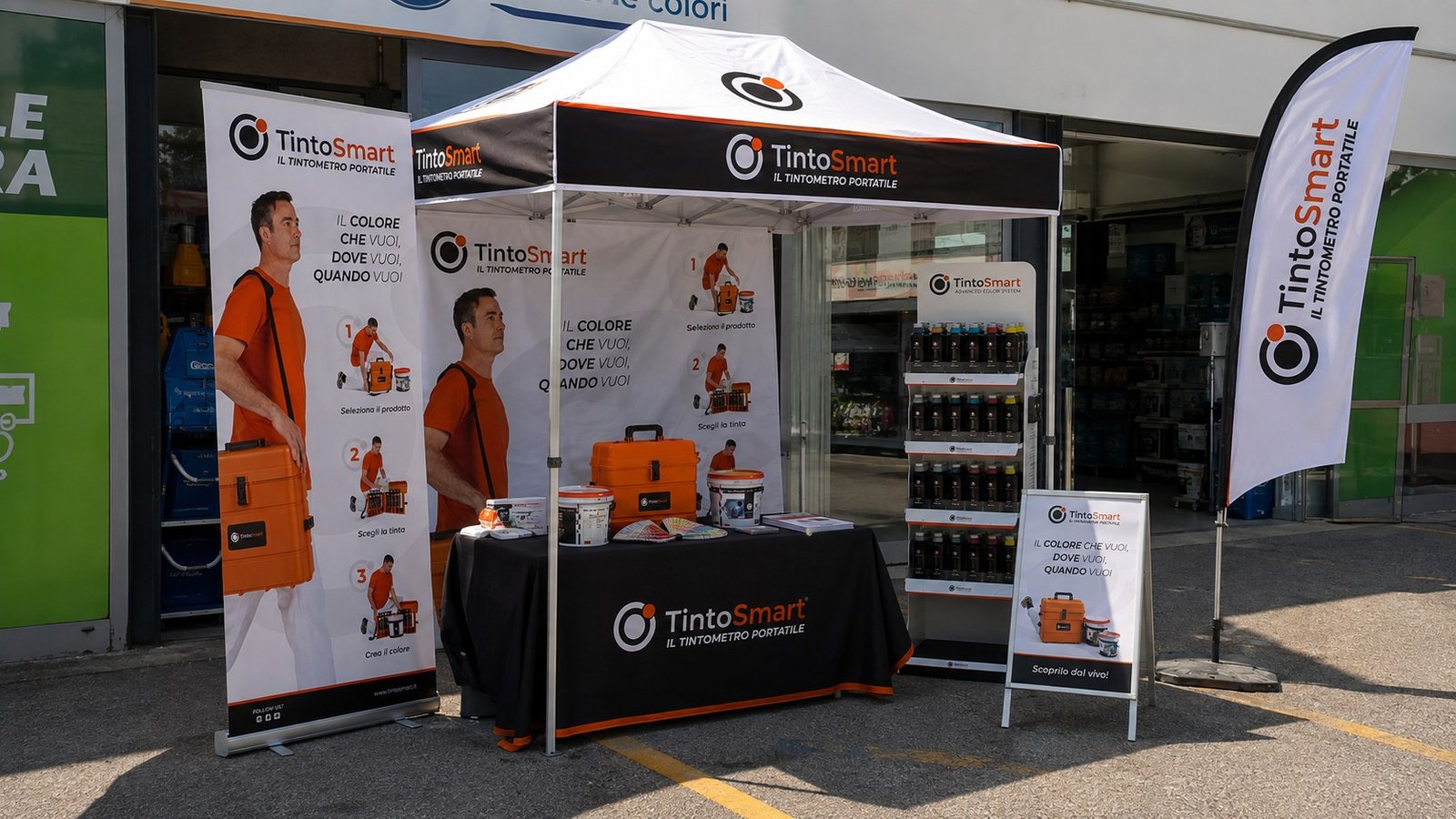 Materiales eventos TintoSmart